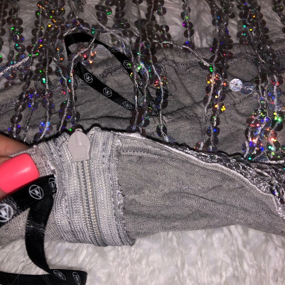 NWT Drip Sequin Bandeau Bralette - Picture 8 of 10